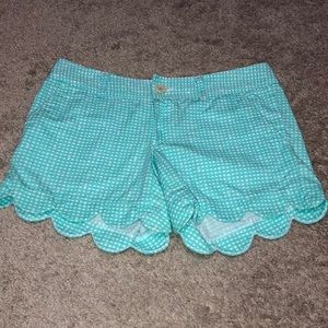 Blue & Aqua Lilly Pulitzer Buttercup Shorts